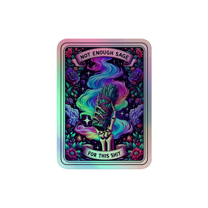 Mystical Sage Holographic Sticker Sheet product image (2)
