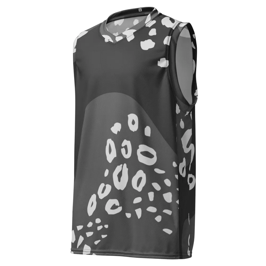 Grey Leopard Dreams All-Over Print Jersey product image (1)