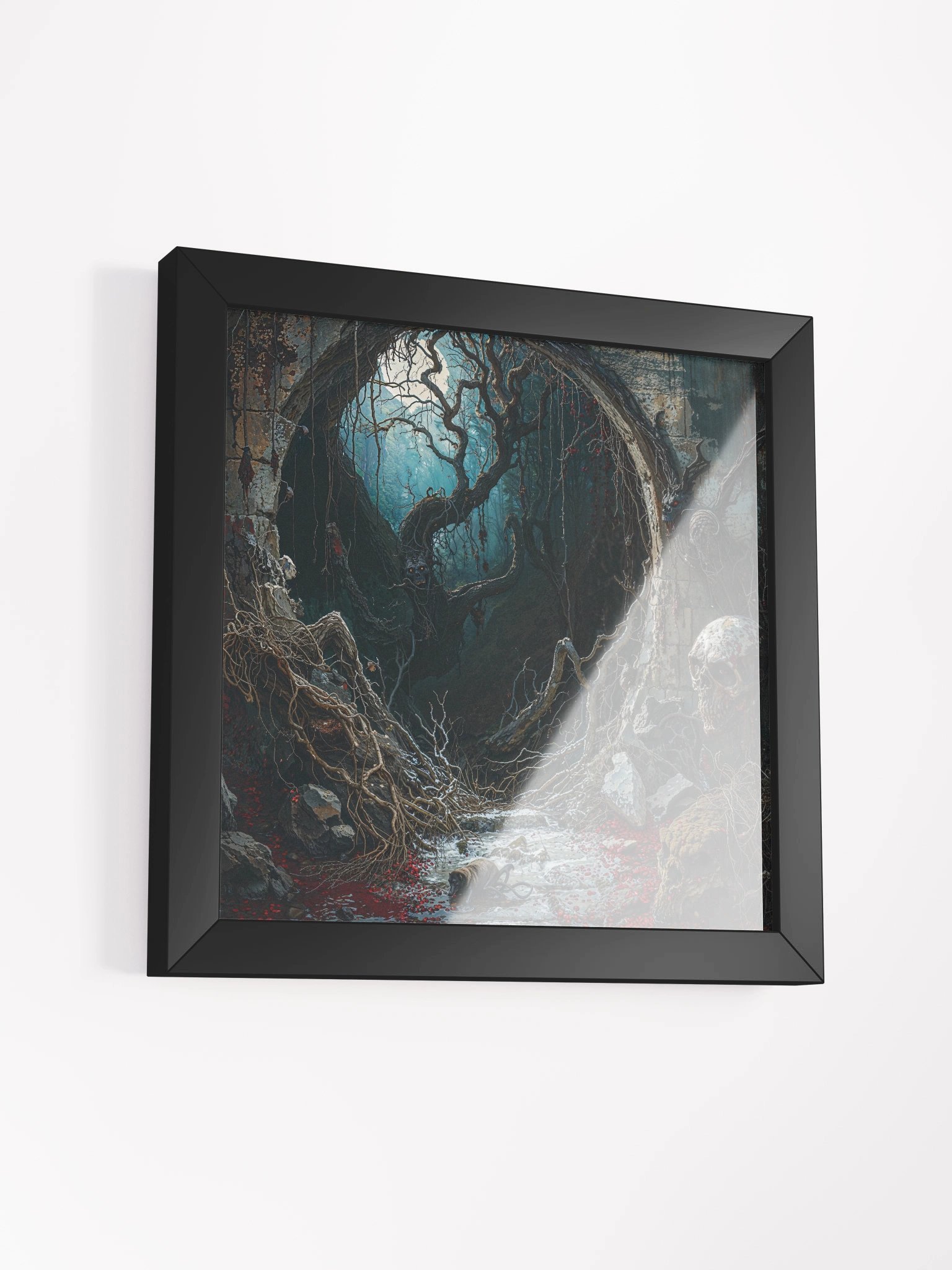 The Crimson Threshold Framed Print product image (12)