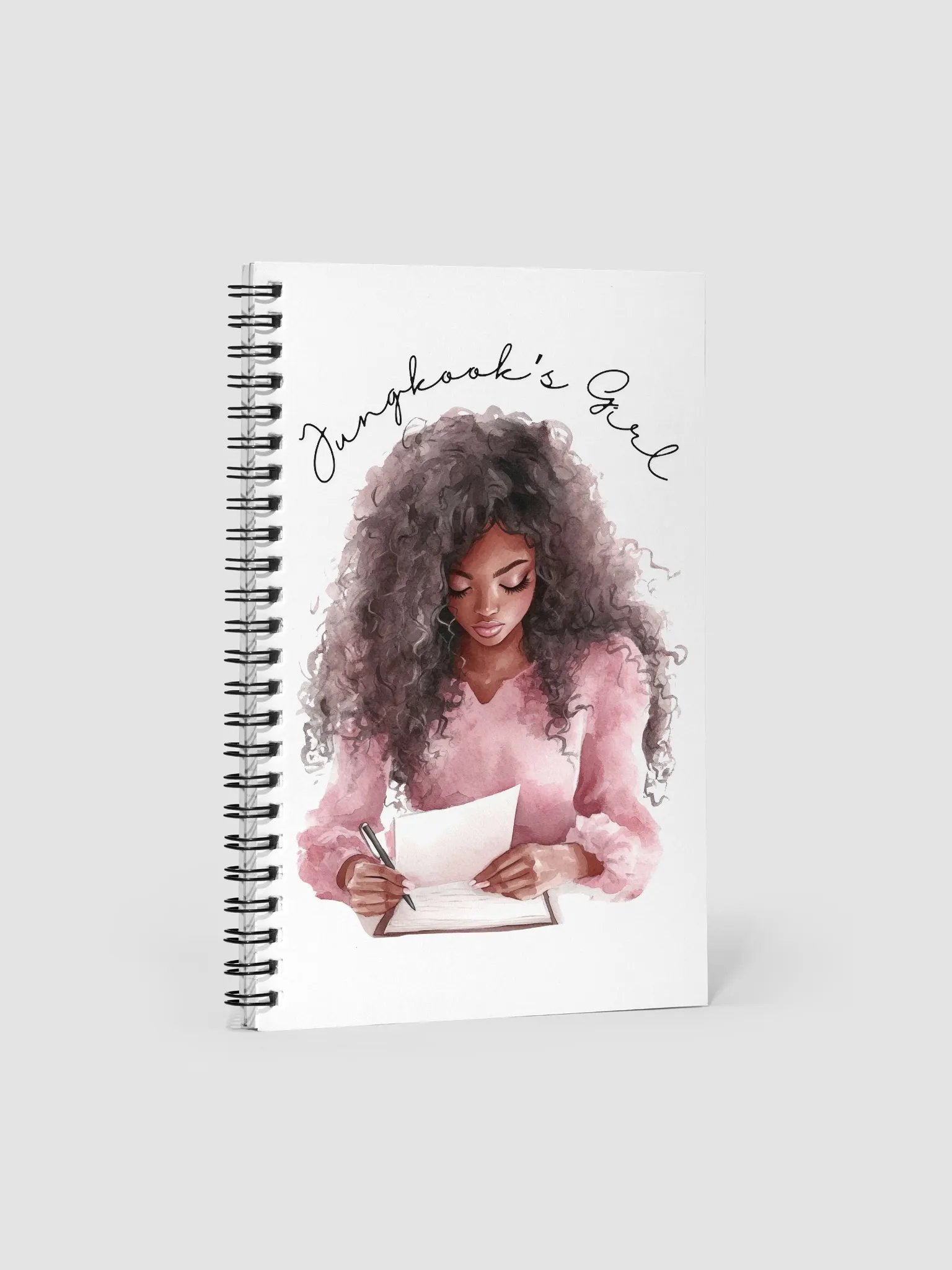 Curly Reflections Spiral Notebook product image (1)
