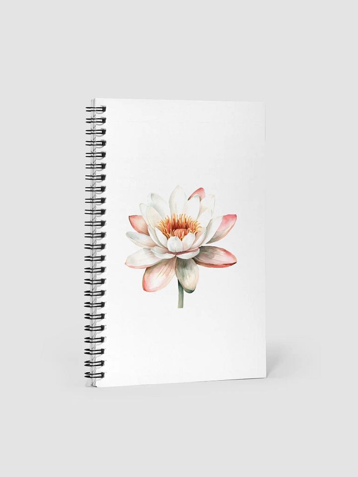Water Lily Spiral Notebook product image (1)
