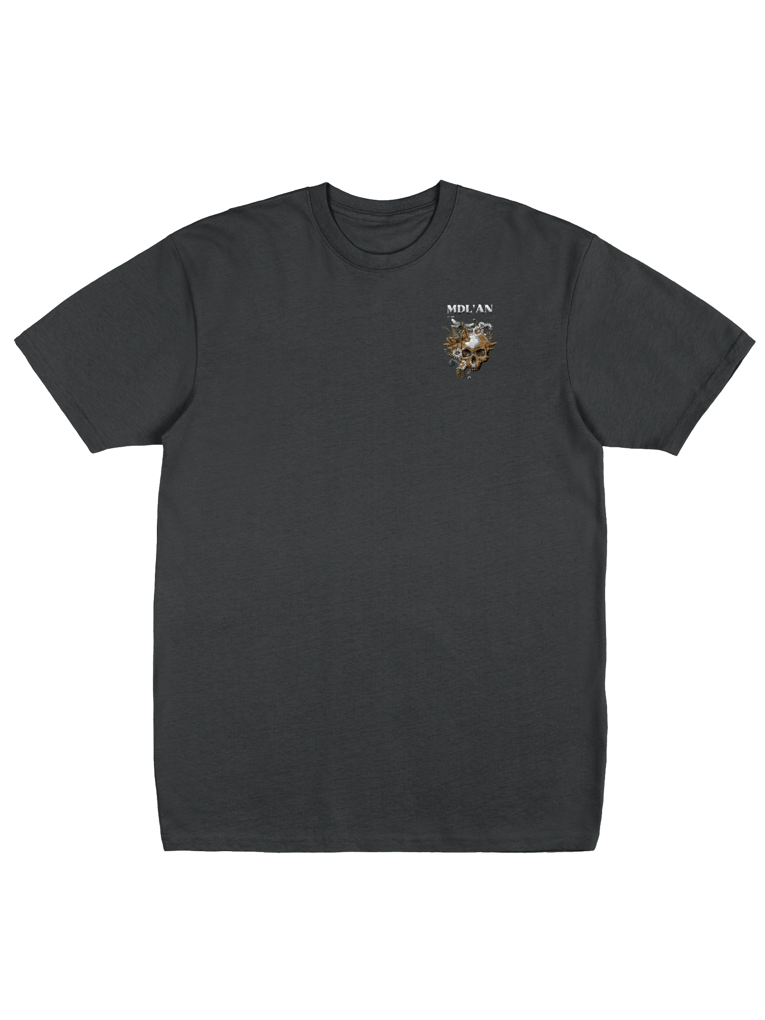 MDL’AN Embroidered Tee – Botanical Skull Edition product image (2)