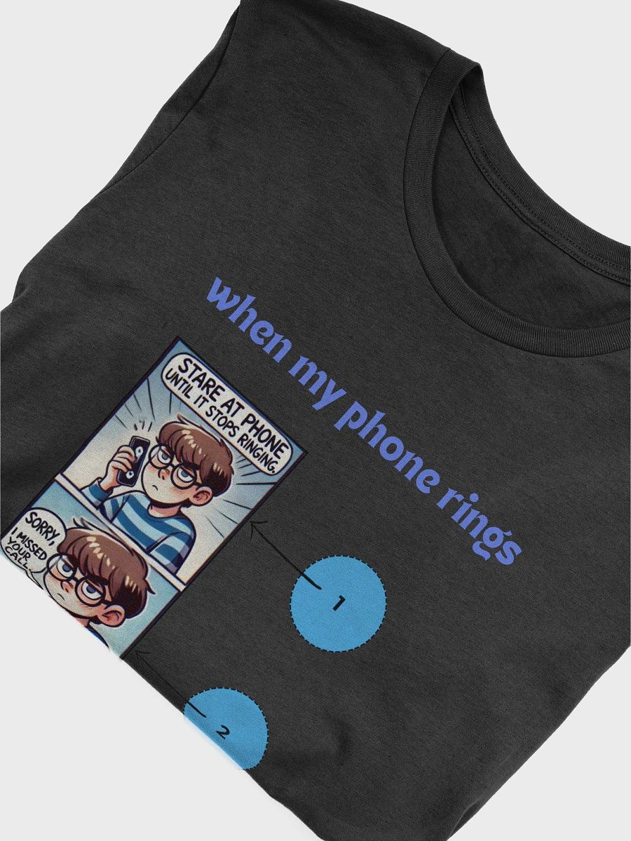 Phone Call Comic Print T-Shirt product image (3)