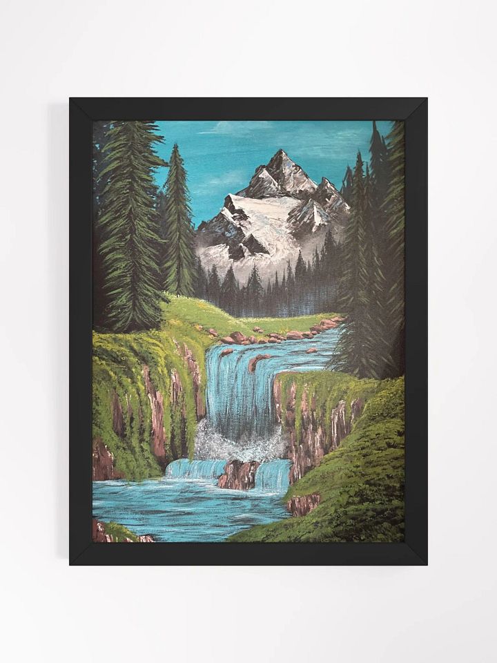 Framed Valley Waterfall Print product image (1)
