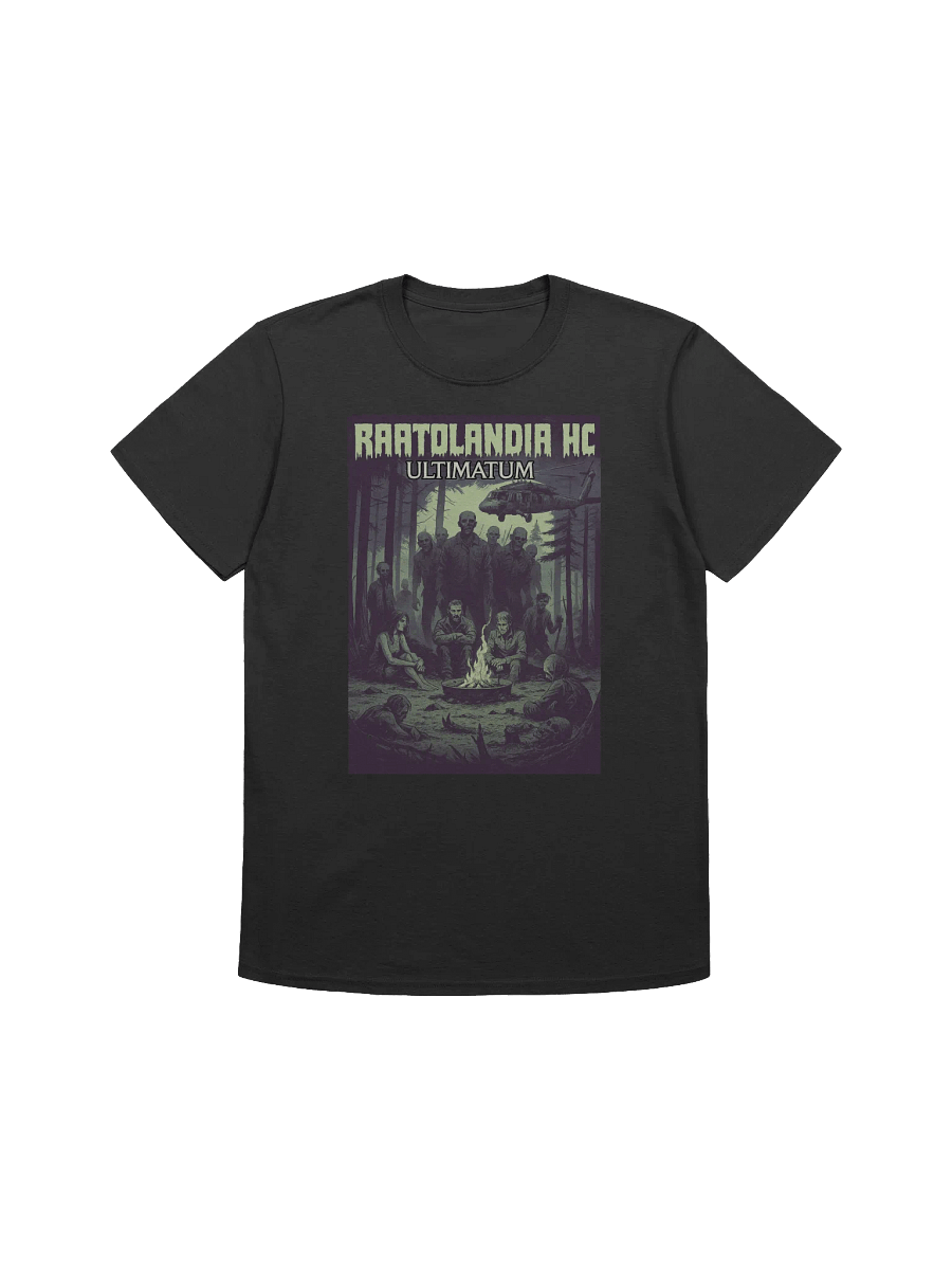 RAATOLANDIA - ULTIMATUM - T-PAITA - MUSTA product image (1)
