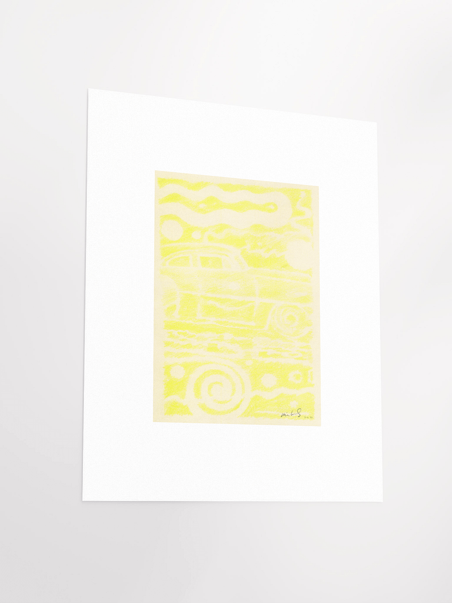 Custom Car (yellow) 5.11.91 Print product image (4)