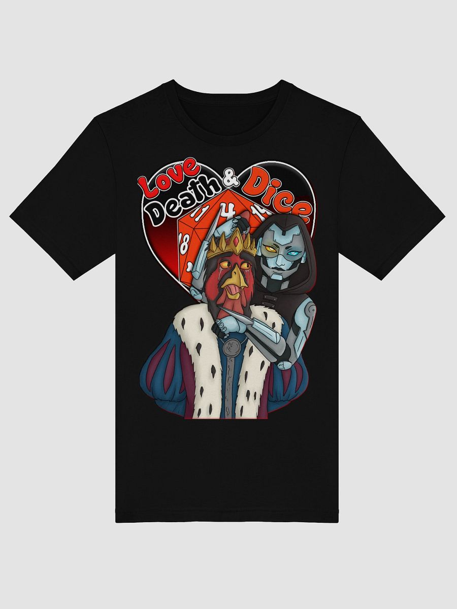 Love Death and Dice: The Dragon Vault – Coup de Cluck Tee product image (5)