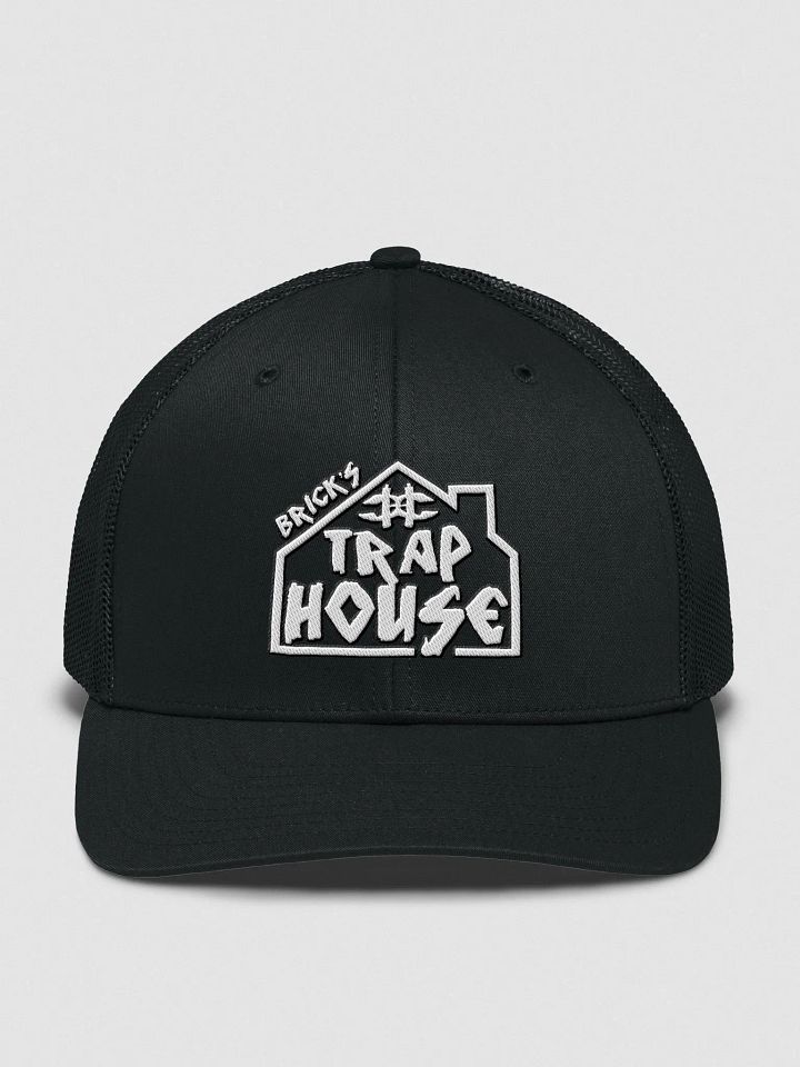 Trap House Trucker Hat (White Logo) product image (1)