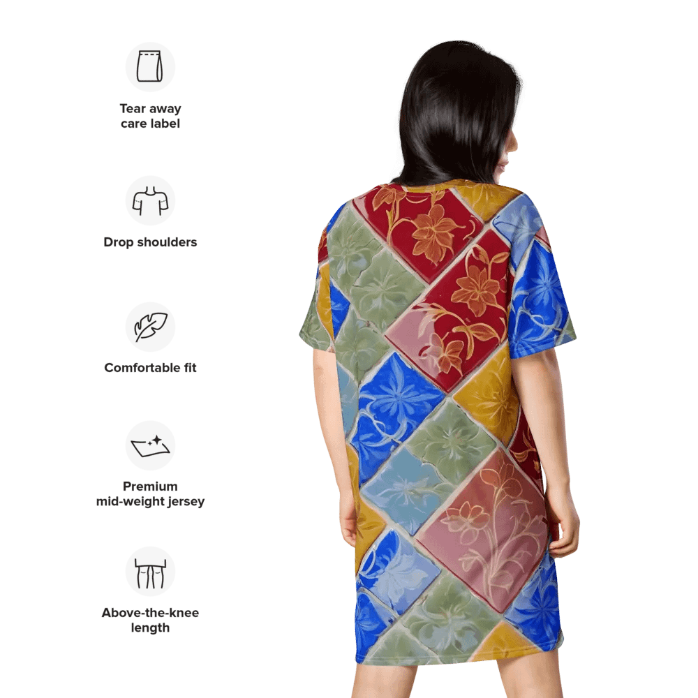 Marble Majesty T Shirt Dress product image (11)