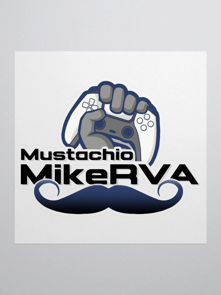 3x3 MustachioMikeRVA Sticker product image (1)