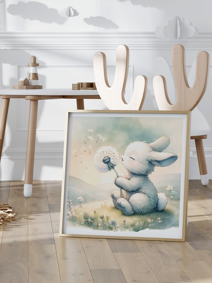 Woodland Bunny and Dandelion product image (1)