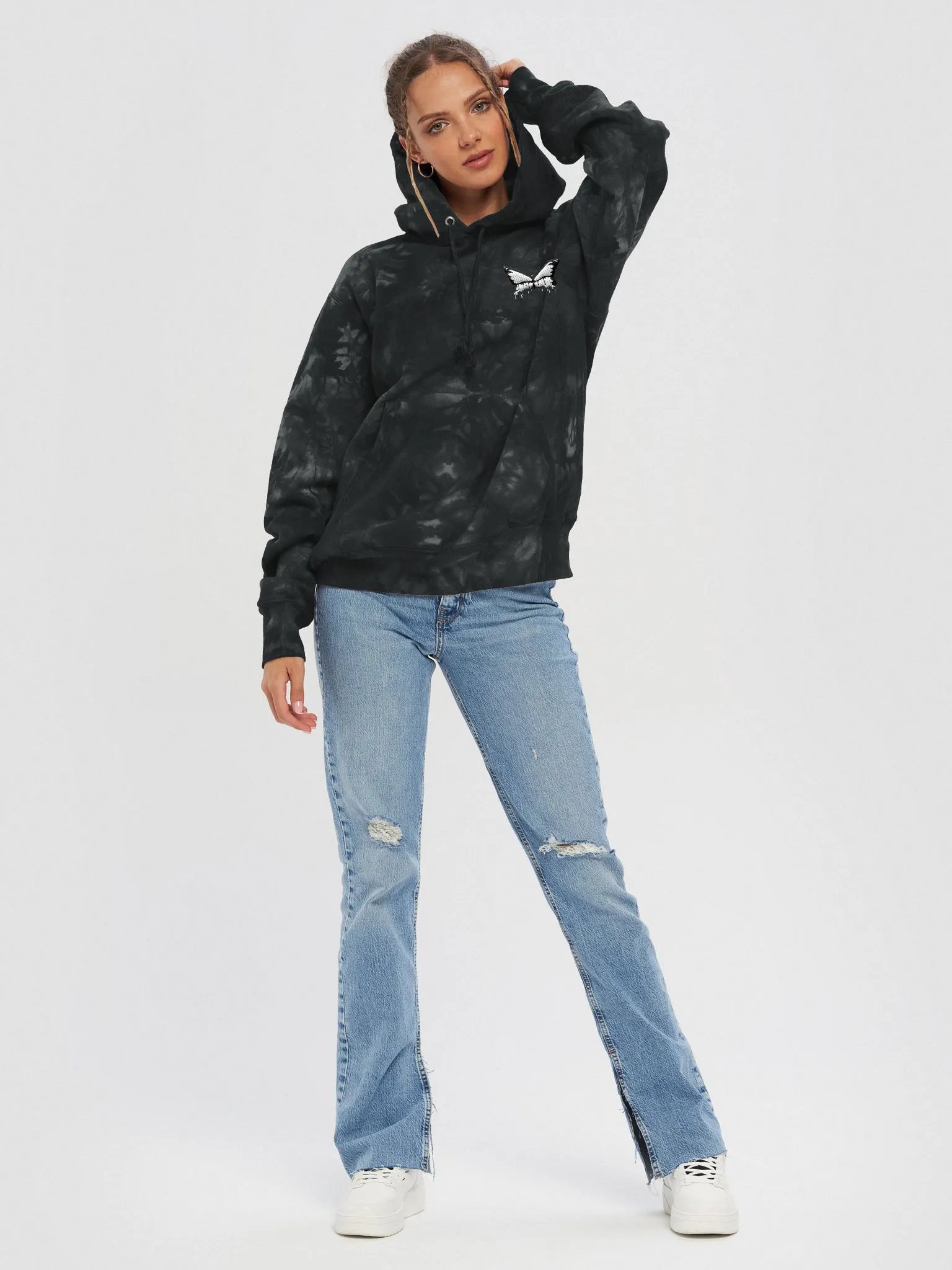 Candle Hoodie (Tie-Dye) product image (6)