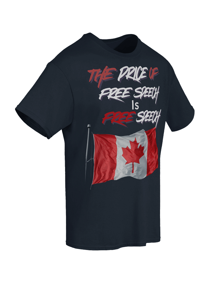 Canadian Free Speech Flag Tee product image (2)