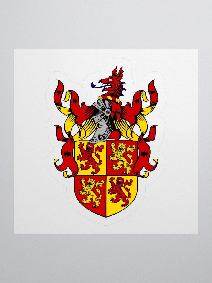 Owain Glyndŵr Crest Kiss Cut Sticker product image (1)