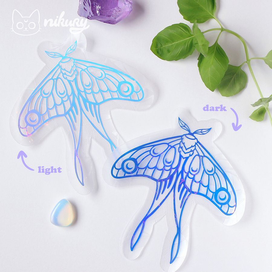 Moon Moth Suncatchers | 2 Colors product image (1)