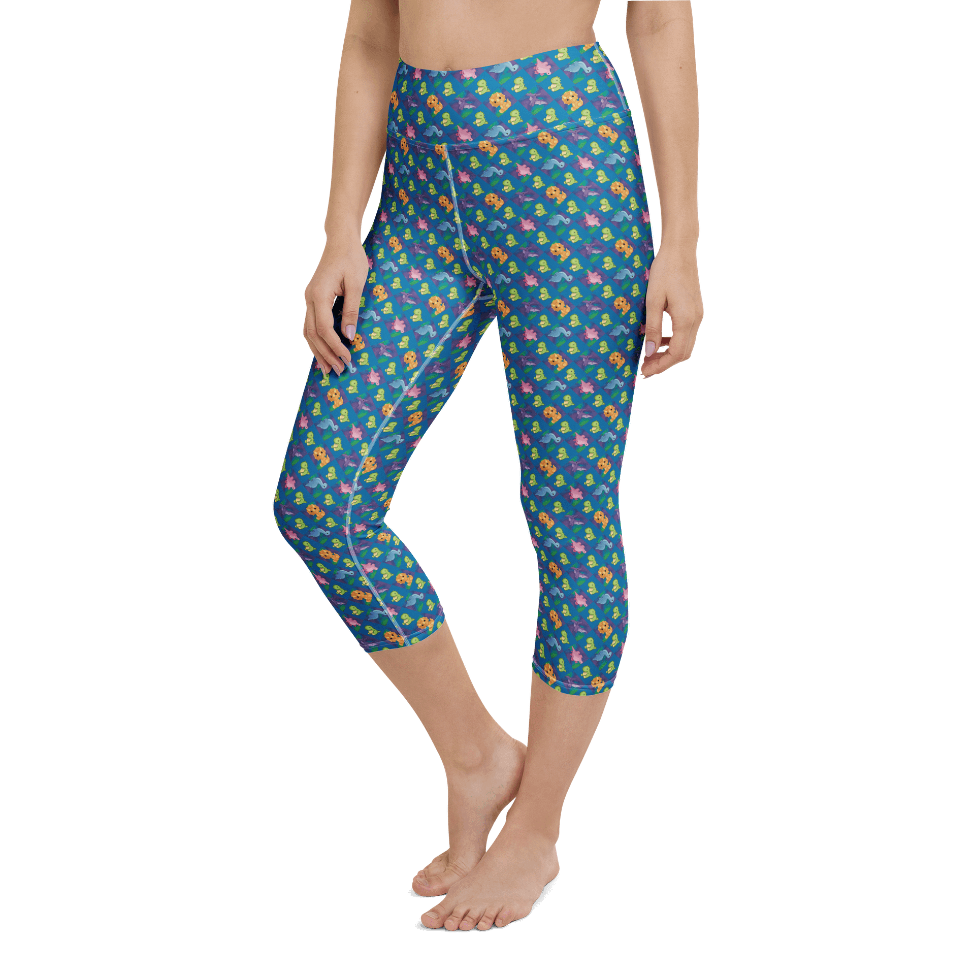 Little Dino Yoga Capri Leggings product image (6)