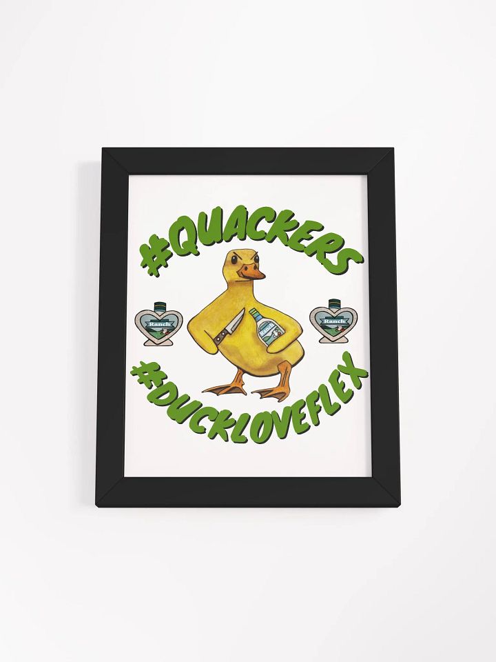 Quackers 8x10 Framed High-Quality Matte Poster product image (1)