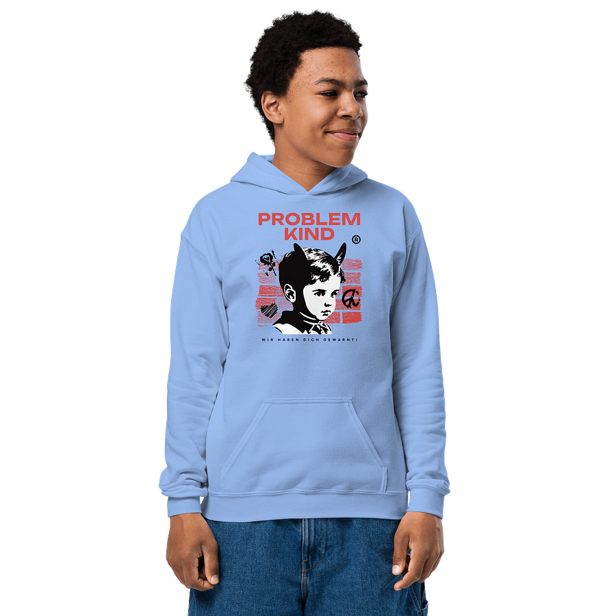 Problem Kind | Unisex Gildan Youth Heavy Blend Hoodie product image (4)