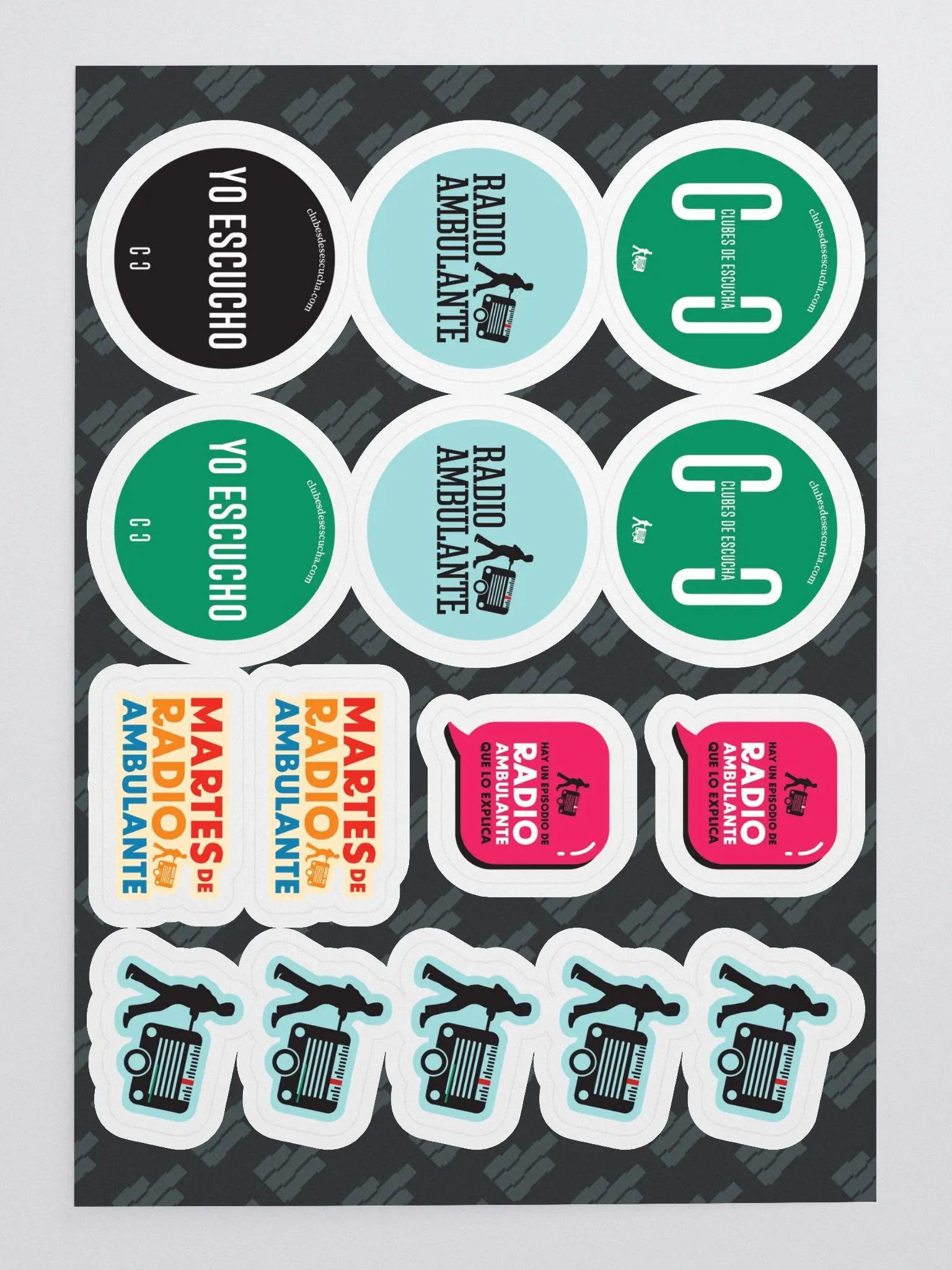 Hoja de stickers Clubes de escucha product image (3)