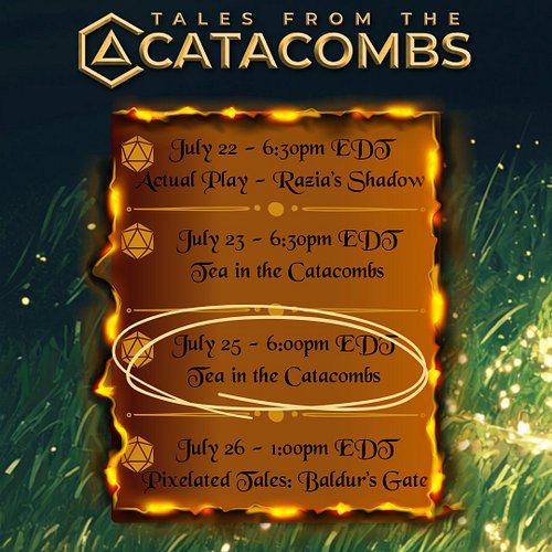 We're back beside the Twitch campfire cooking up new games for our Travelers. #dnd5e #ttrpgcommunity #christiandnd #catholic