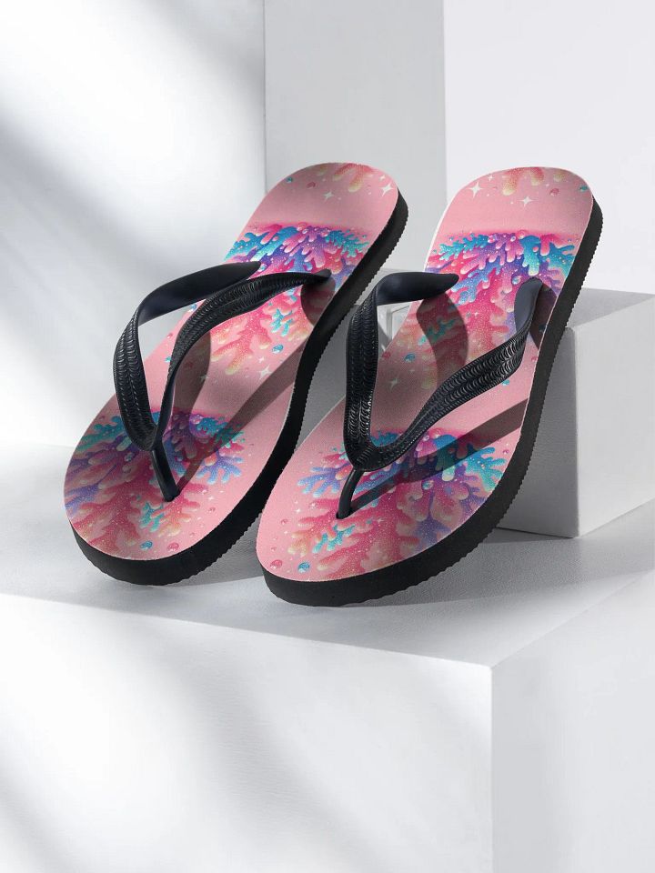 Pink Coral Flip Flops product image (2)