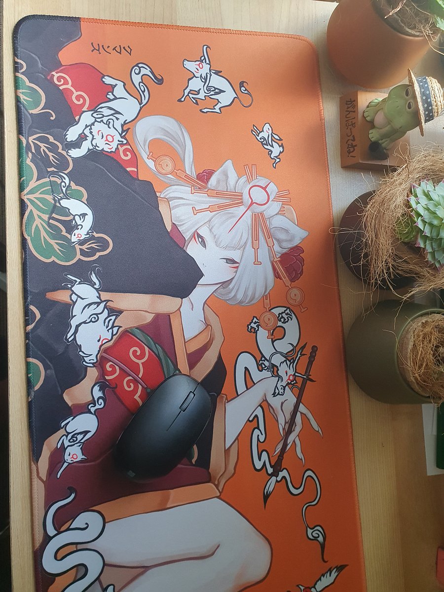 Ammy and the Brush gods Desk Mat L product image (1)