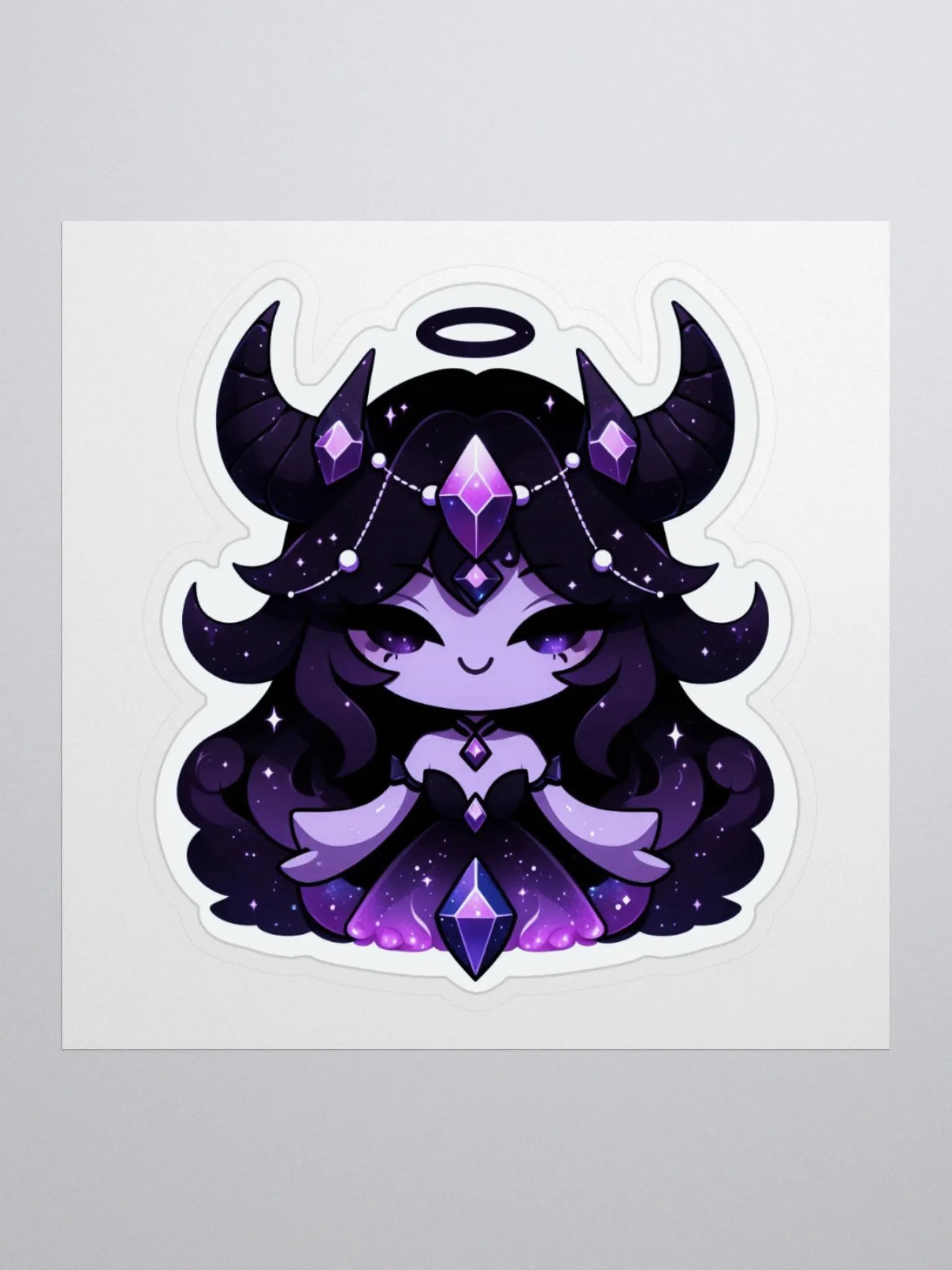 Chibi Dark Goddess Stickers product image (1)