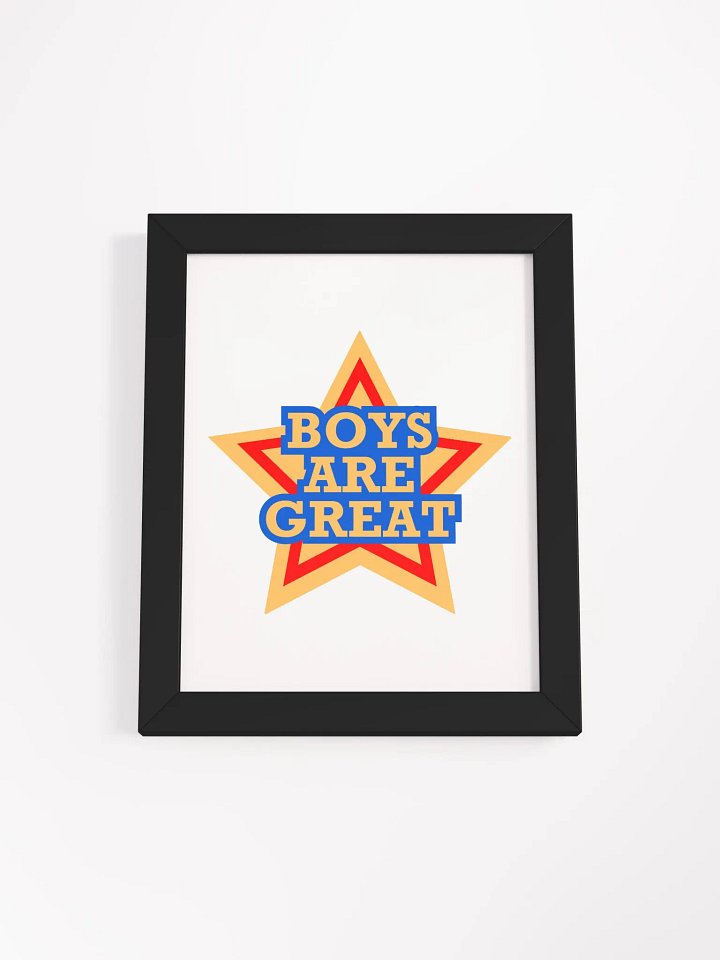 B.A.G. Gold Star Framed Poster product image (9)