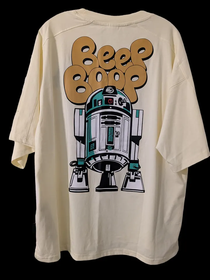 Men's L Star Wars Beep Boop Quarter Sleeve Tee product image (2)