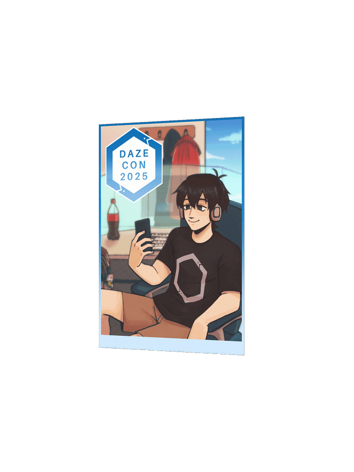 DazeCon 2025 Badge Poster product image (2)