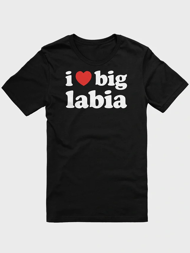 I ❤️ BIG LABIA T-SHIRT product image (1)