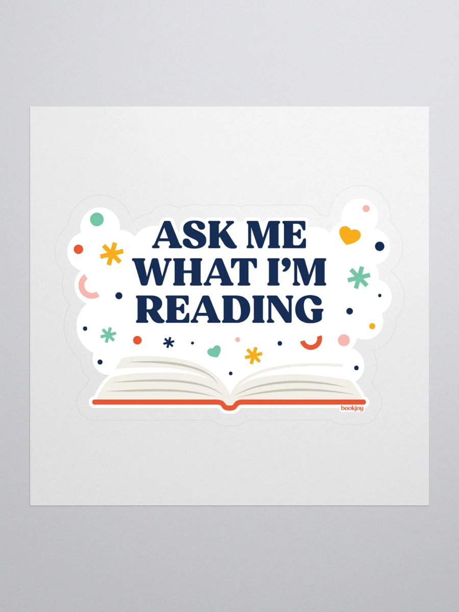 Ask Me What I'm Reading Sticker product image (1)
