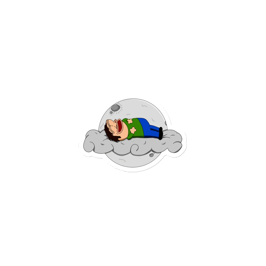 Mijo on Clouds Die-Cut Magnet product image (1)