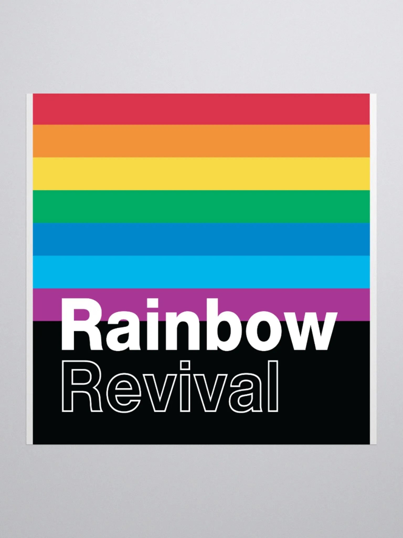 Rainbow Revival Sticker product image (1)