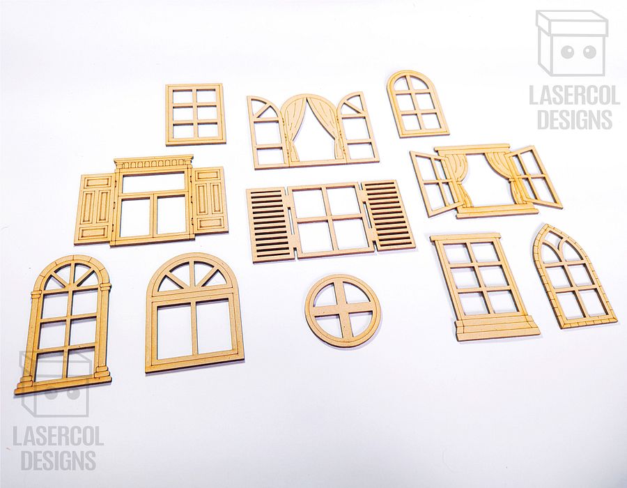 Windows Cut Outs - Laser Cut Files product image (3)