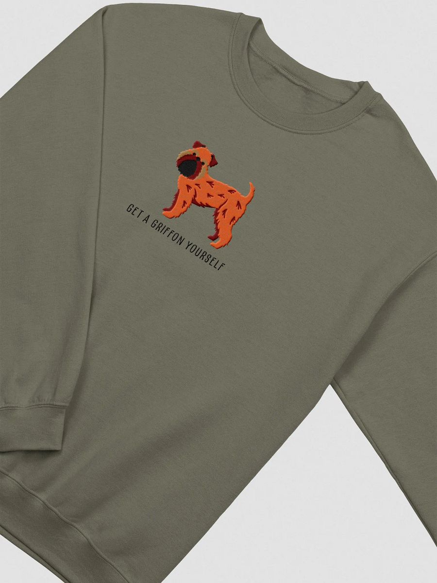 Get a Griffon Yourself Sweatshirt (Embroidered) of a Brussels Griffon(Red) product image (6)