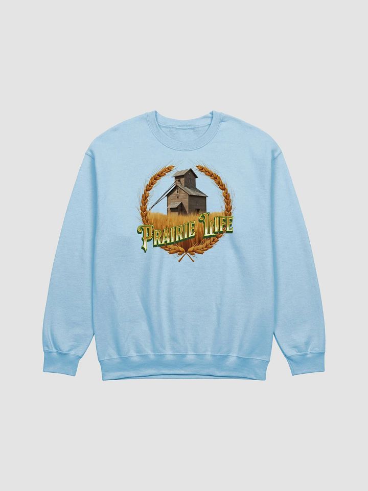Prairie Life Wooden Grain Elevator Crewneck Sweatshirt product image (5)
