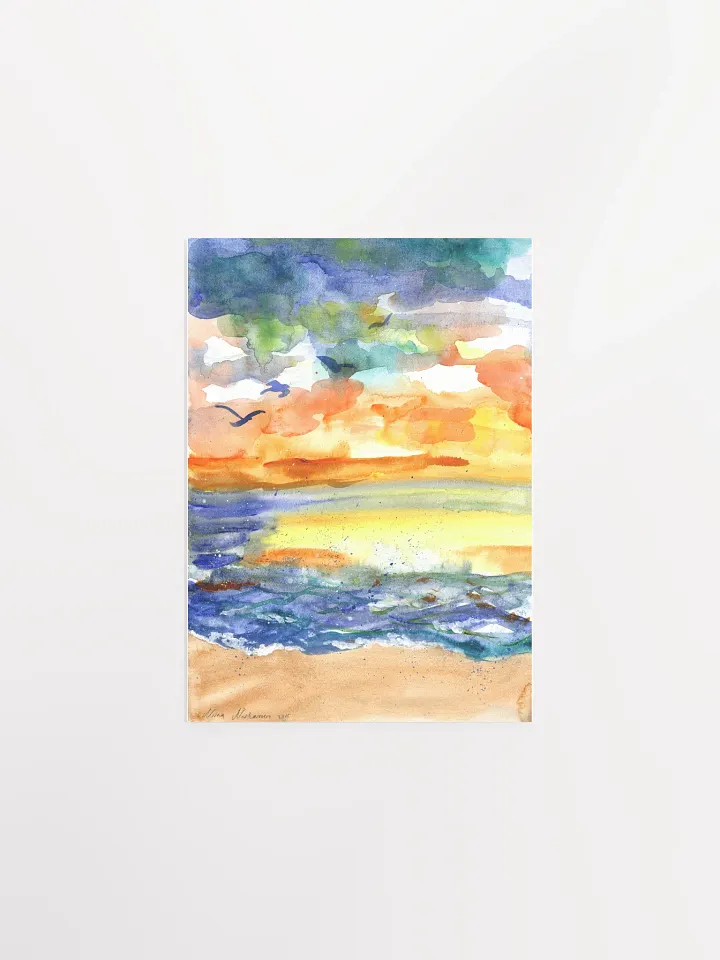 Playful Sea Art Print product image (4)