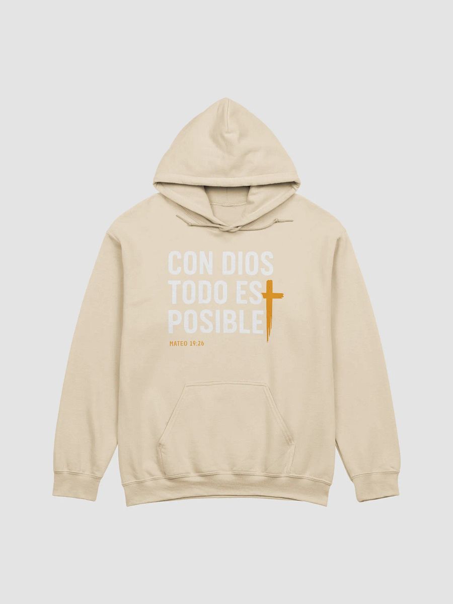 Sudadera Unisex Con Capucha | Con Dios todo es Posible product image (10)