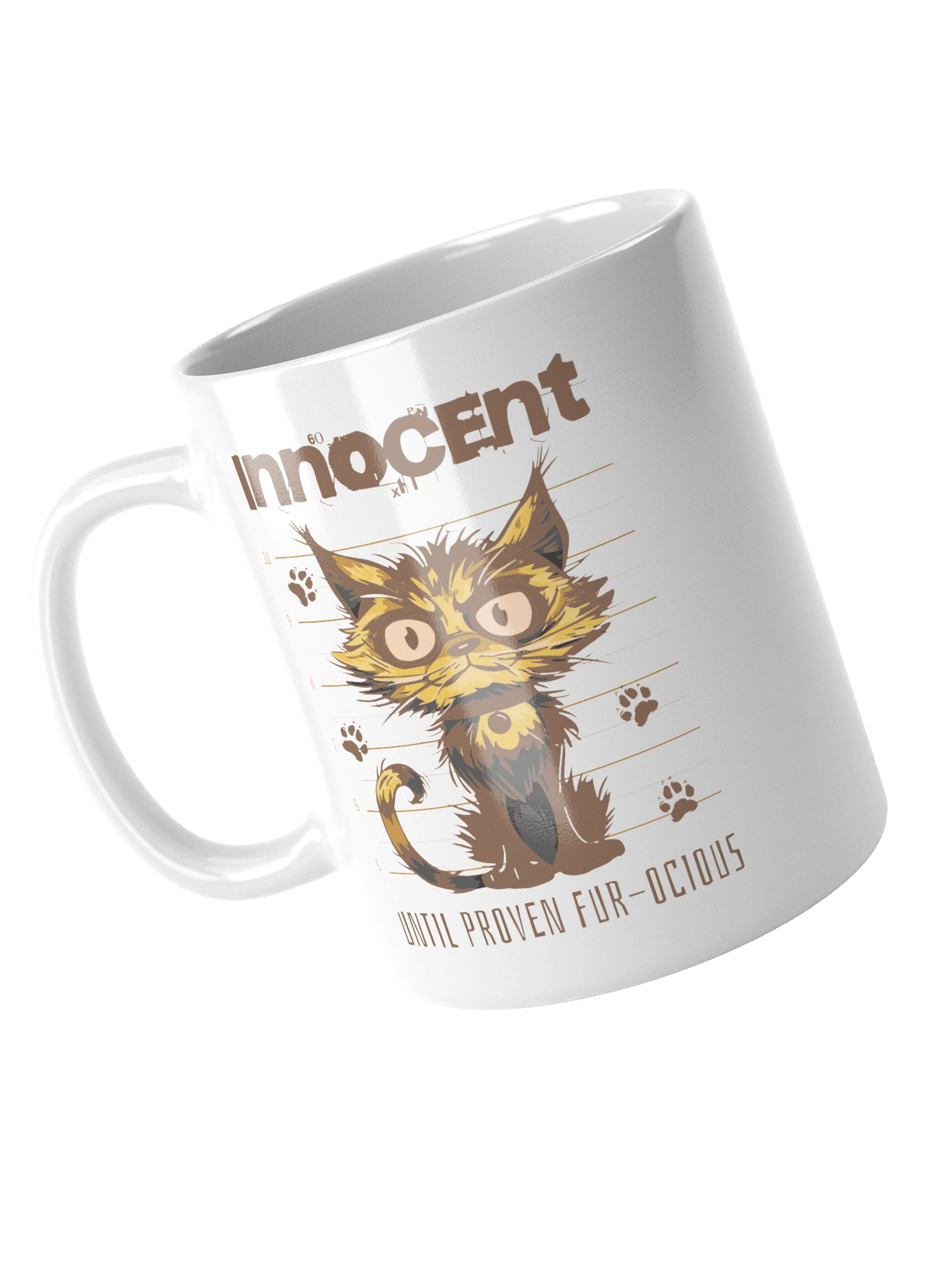 Cat Bandit | White Glossy Mug product image (5)