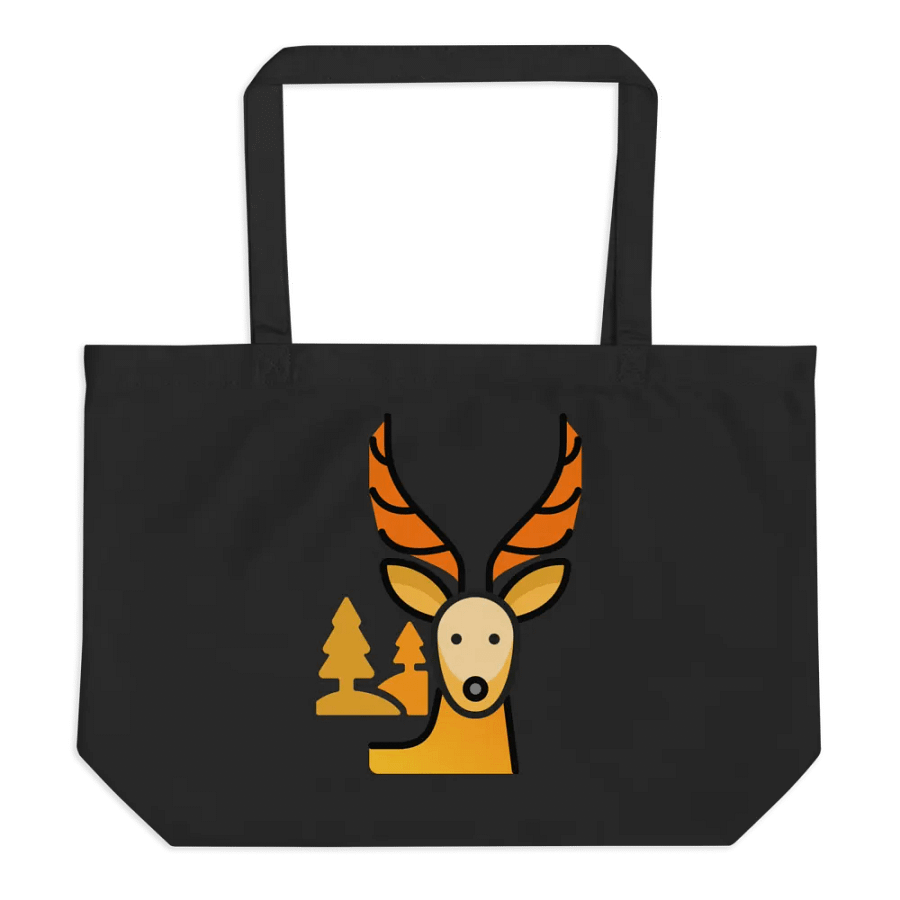 Vadideki Geyik Wilderness Stag Organic Tote product image (1)
