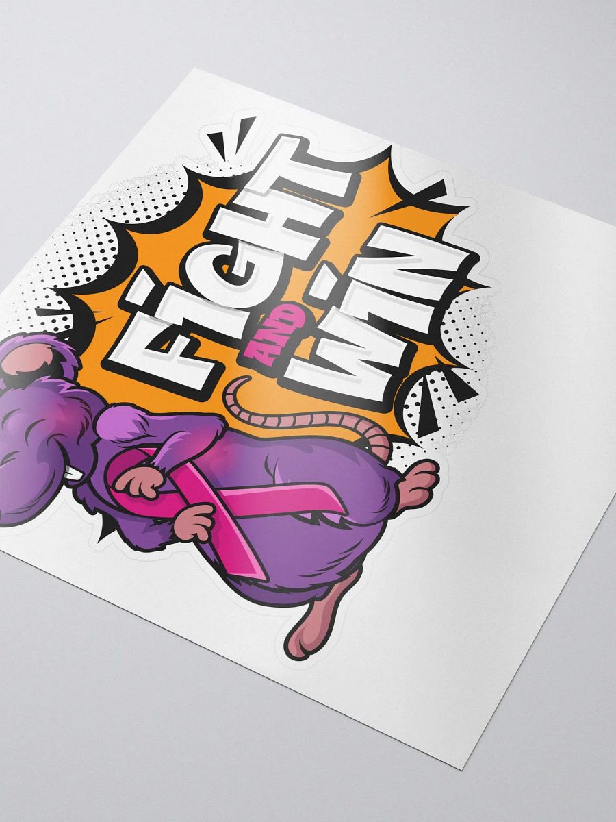 DesRatBreastCancer Logo Sticker product image (3)