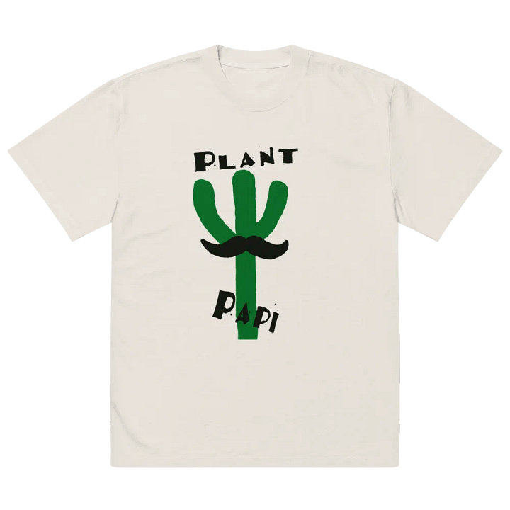 Mustachioed Cactus 'Plant Papi' Tee product image (10)