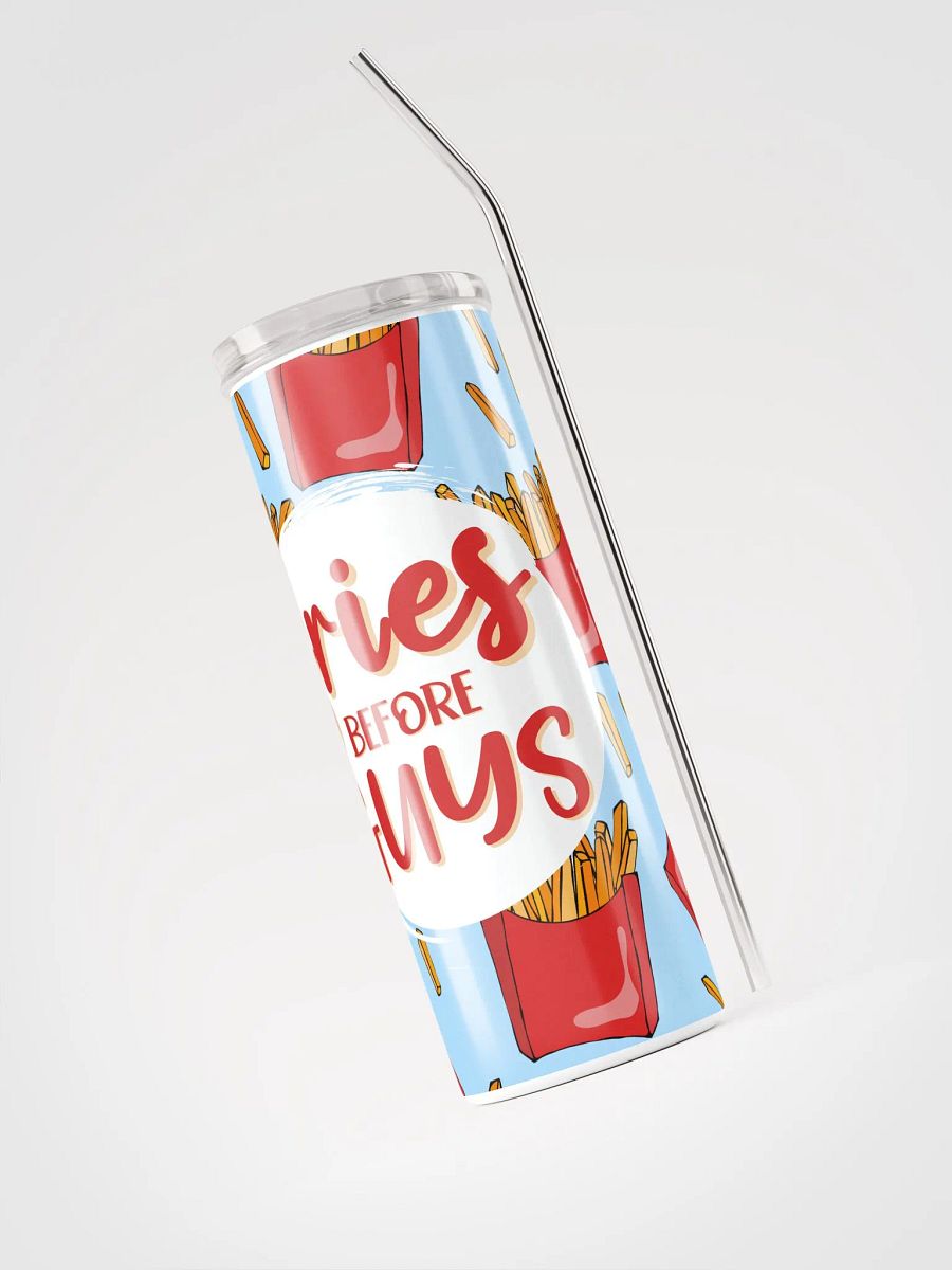 'Fries Before Guys' Stainless Steel Tumbler product image (3)