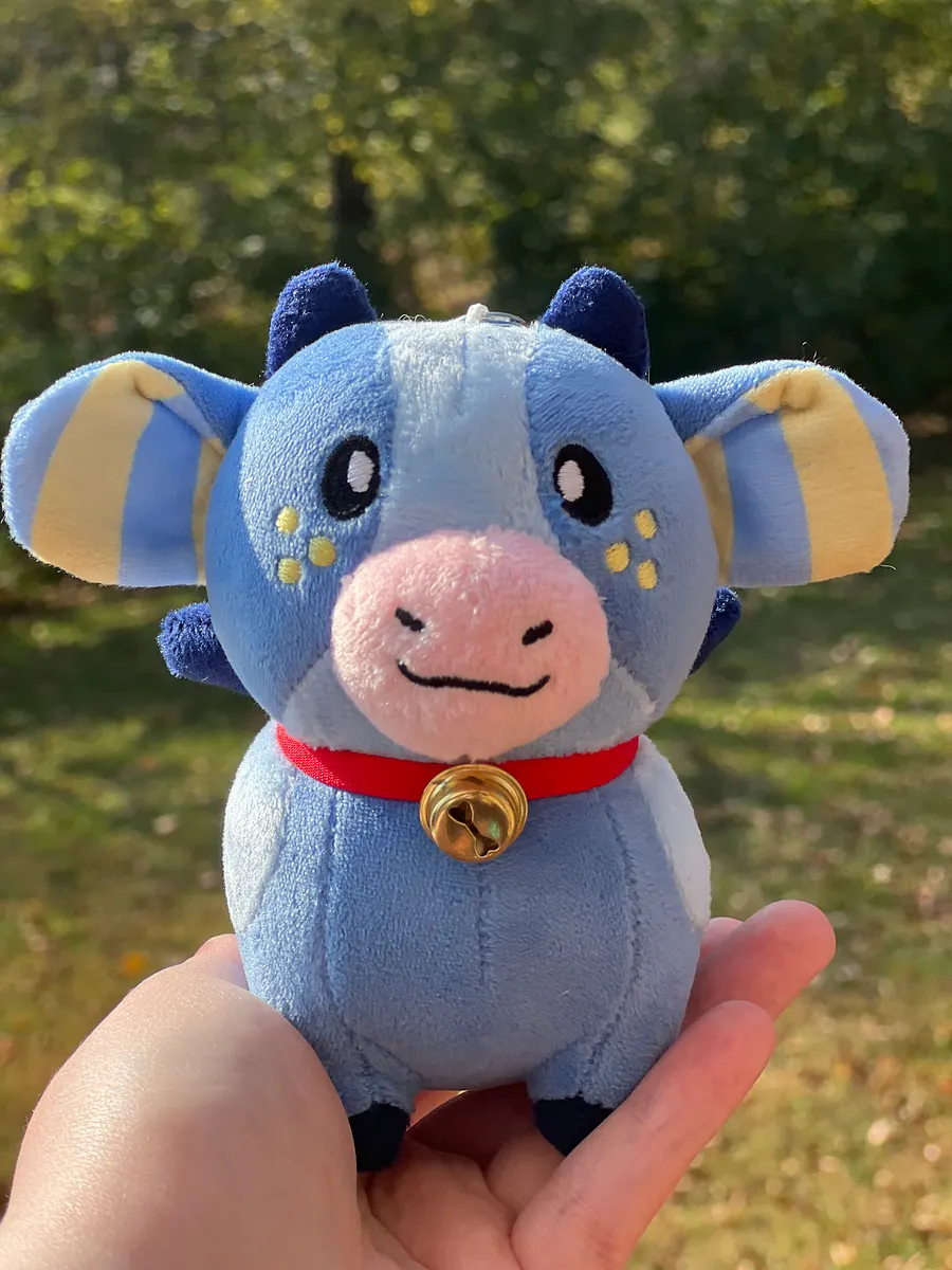 Sky Cow Plush Keychain!! product image (1)