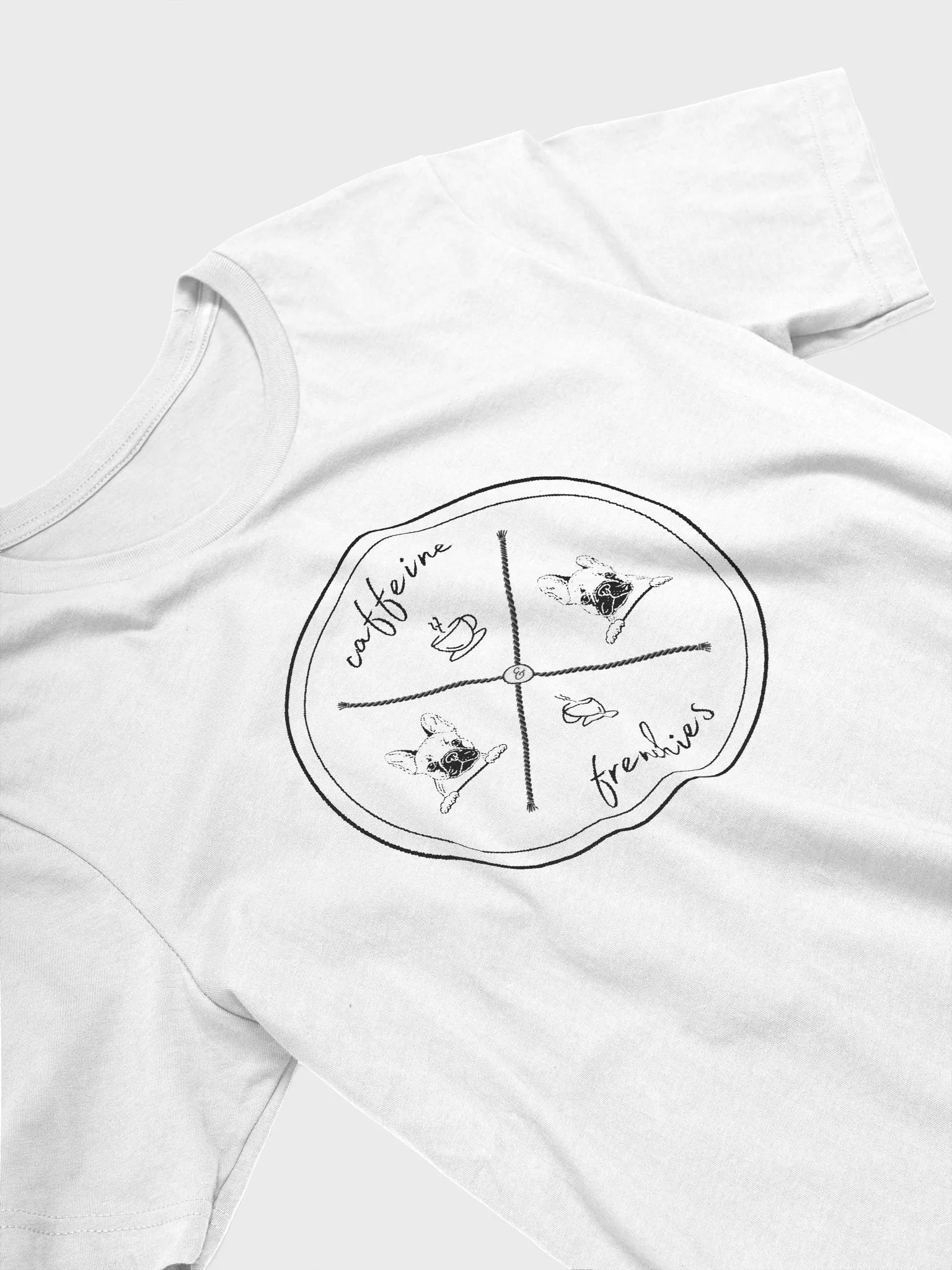 Women's Caffeine & Frenchies Tee product image (3)