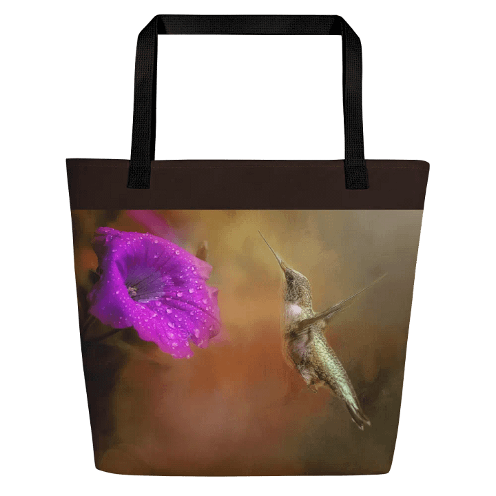 Vibrant Hummingbird All-Over Tote Bag product image (2)