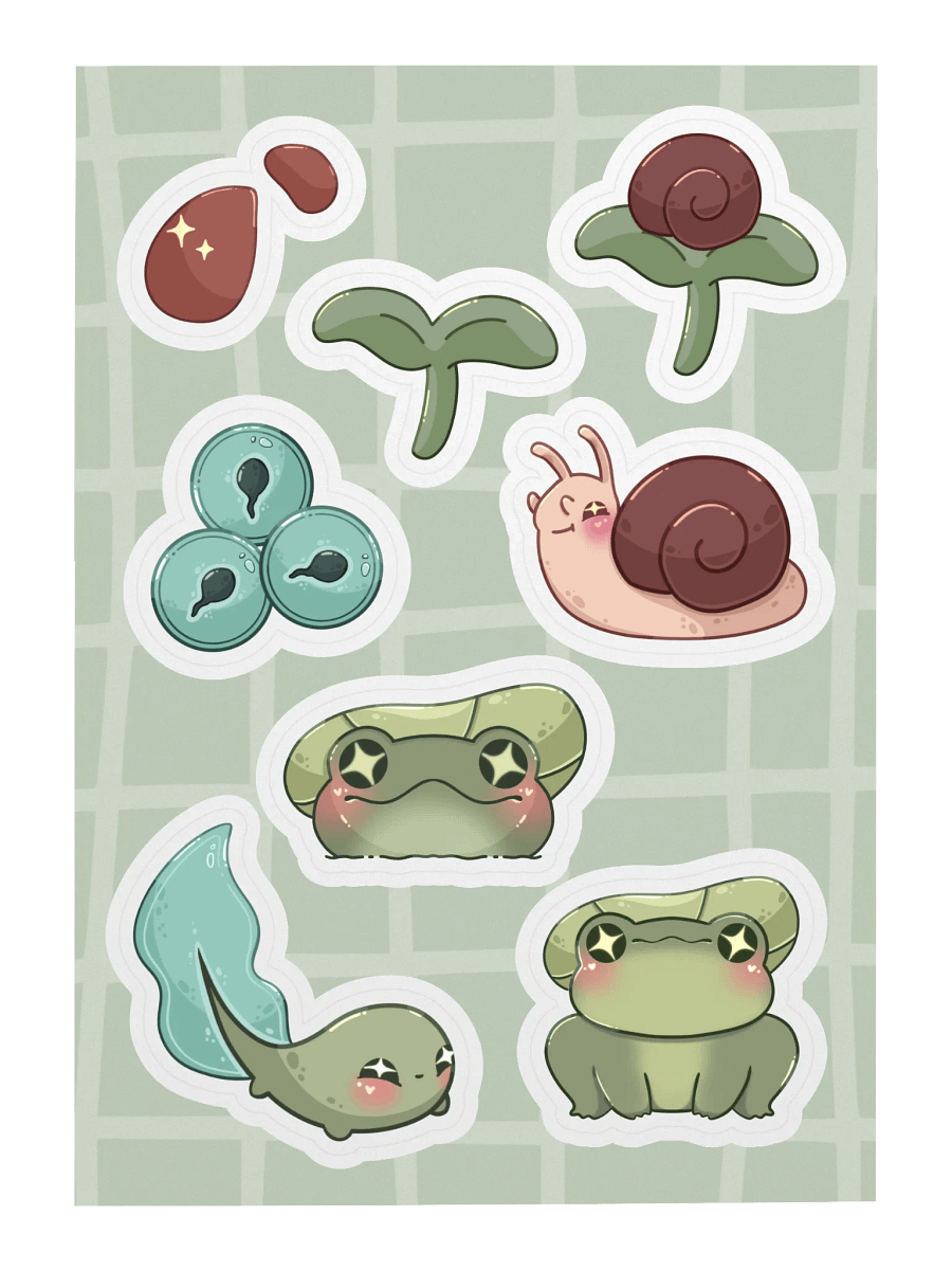 Snorburt and Bepis sticker sheet product image (3)