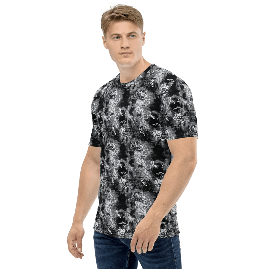 Black and White Graffiti | Crew Neck T-Shirt product image (3)