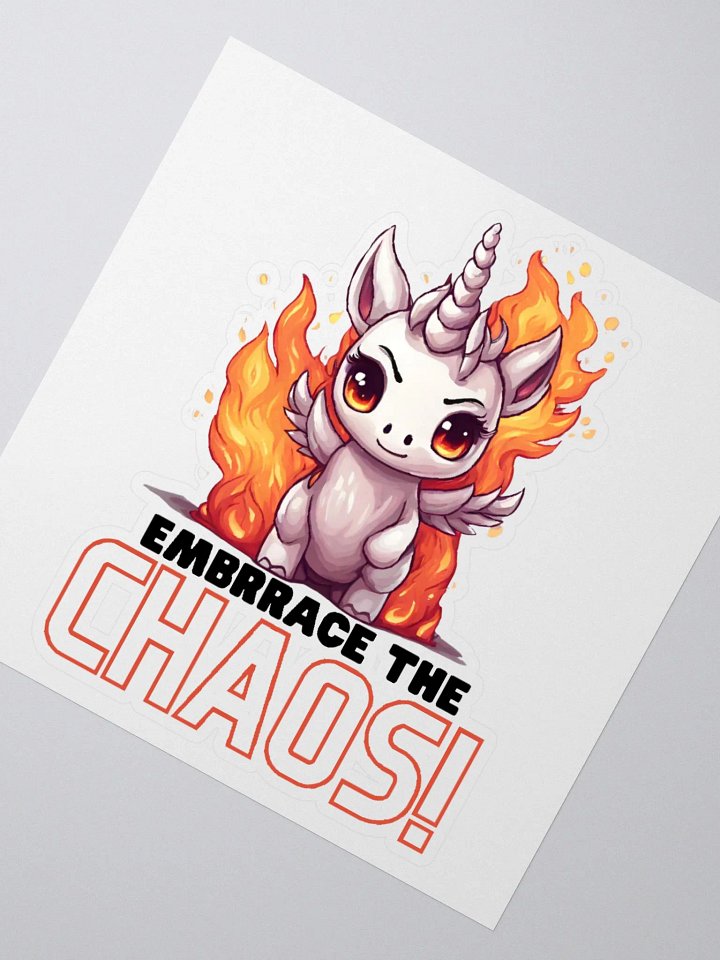 Unicorn Chaos Sticker product image (2)